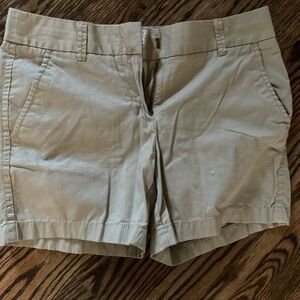 J Crew khaki shorts